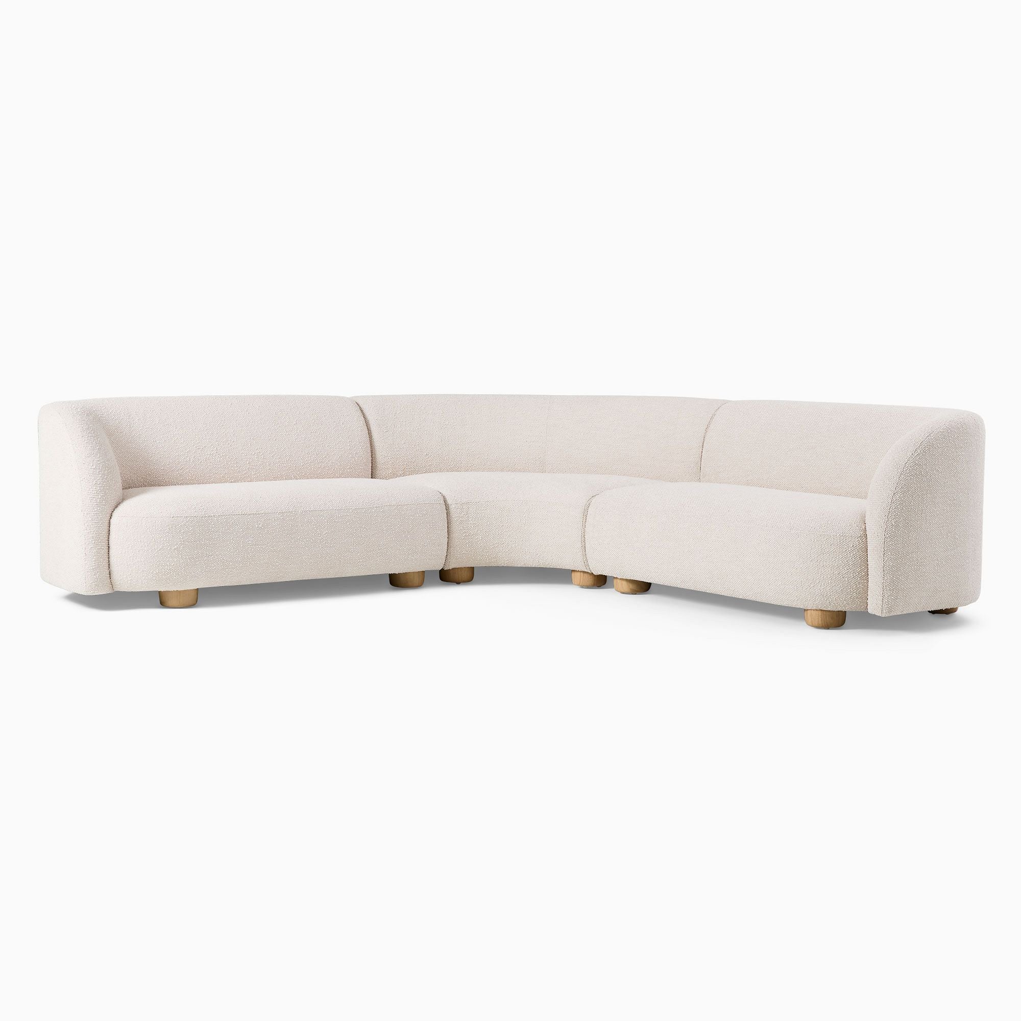 Boucle 3 L-Shape Sofa 280