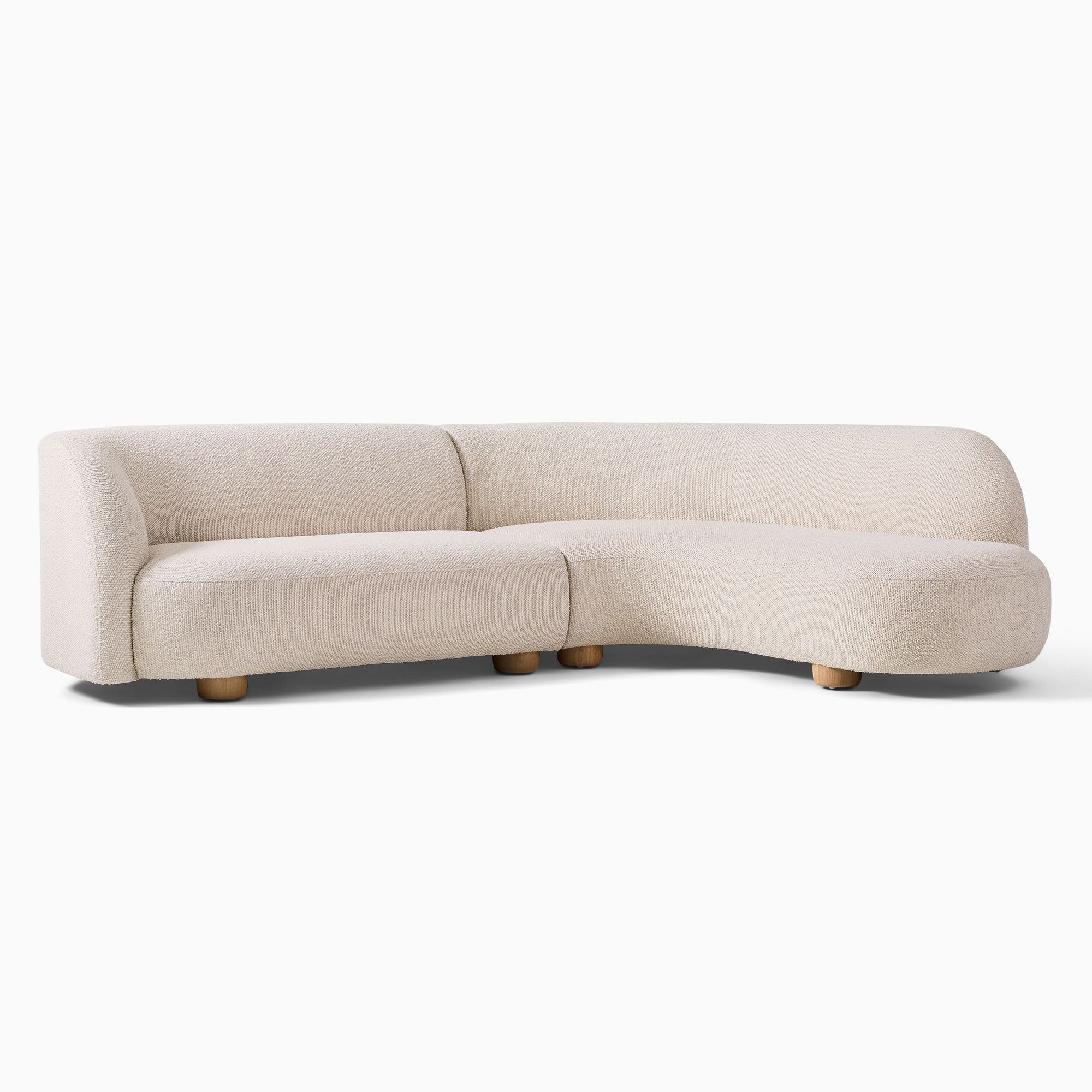 Boucle 2 L-Shape Sofa 240