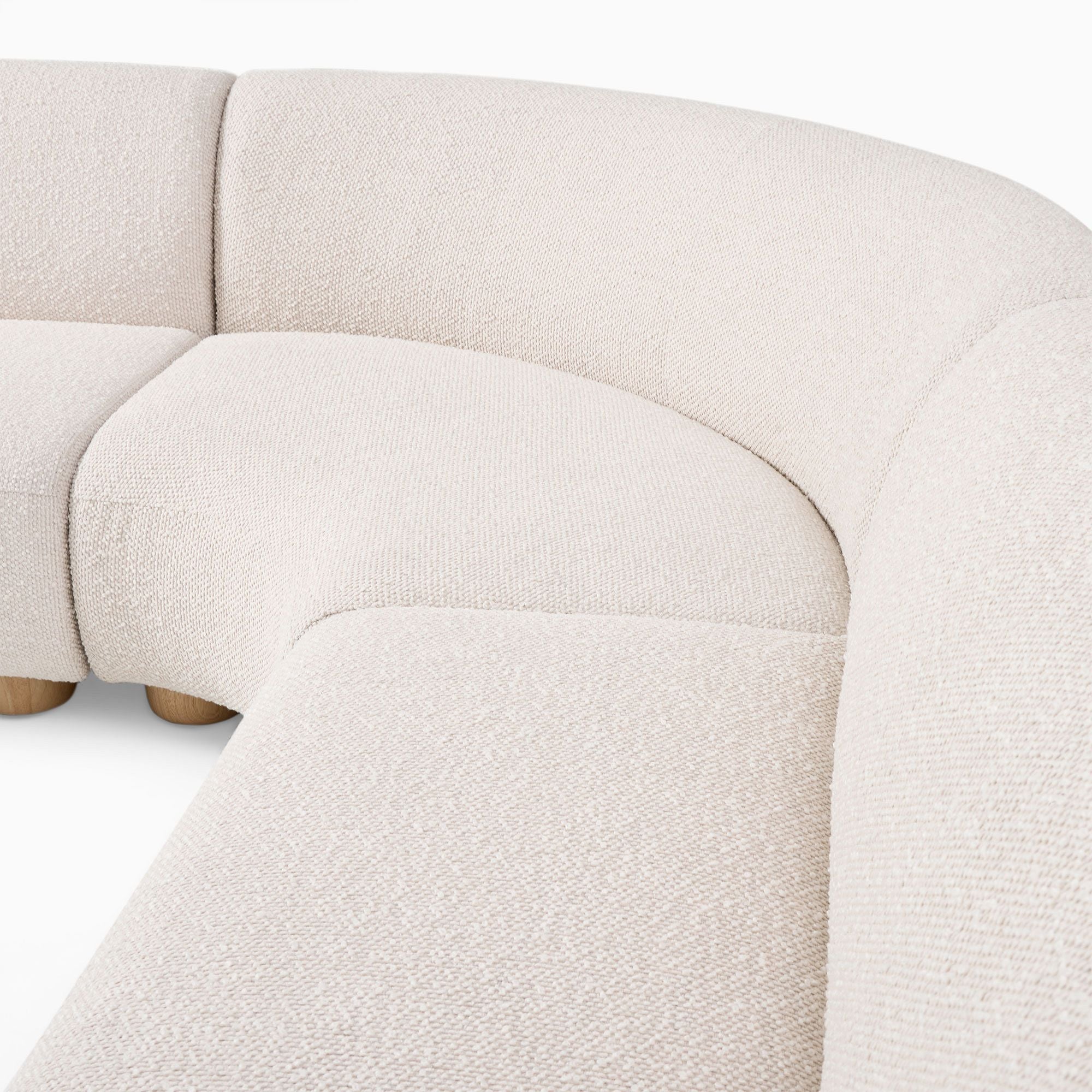 Boucle 3 L-Shape Sofa 280