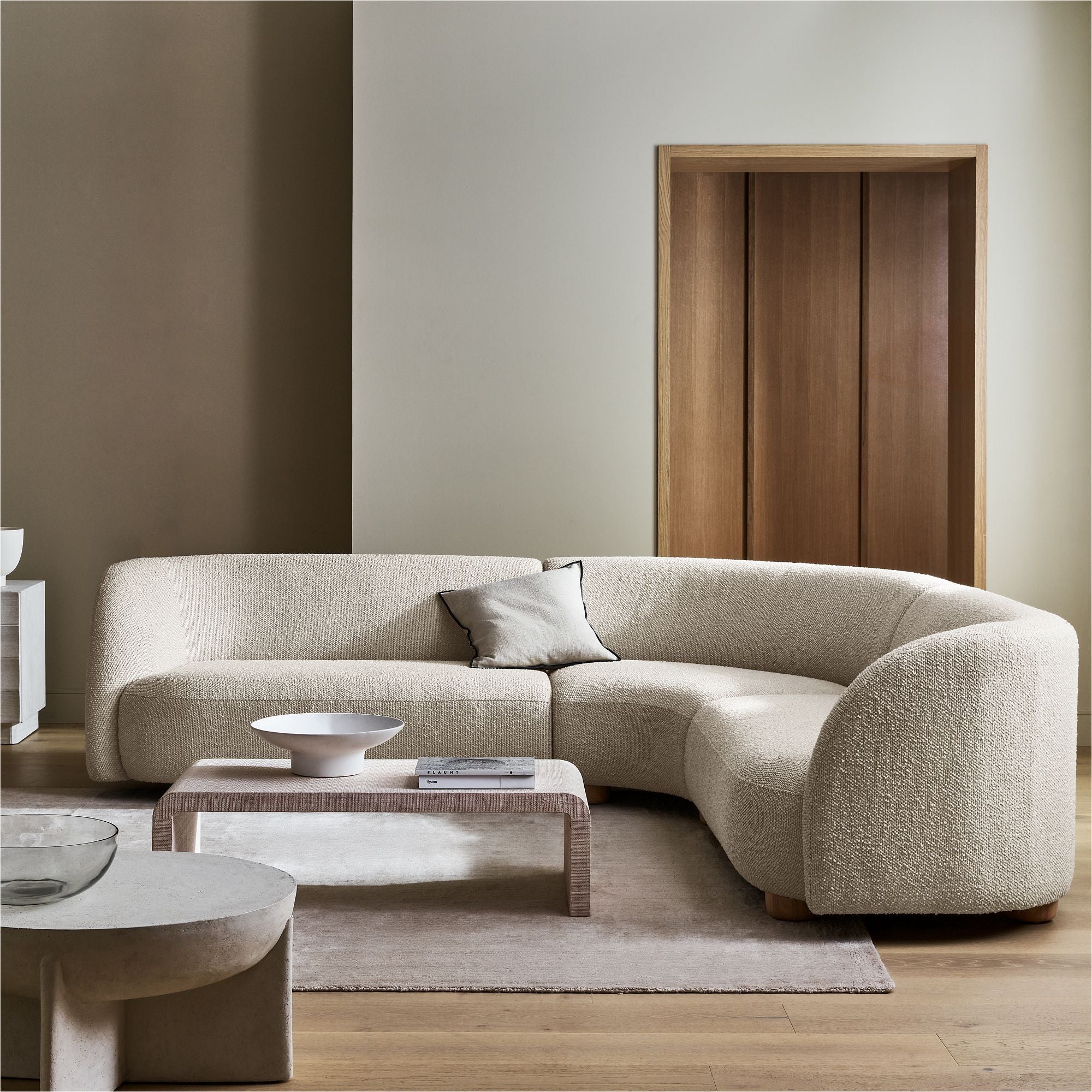 Boucle 3 L-Shape Sofa 280