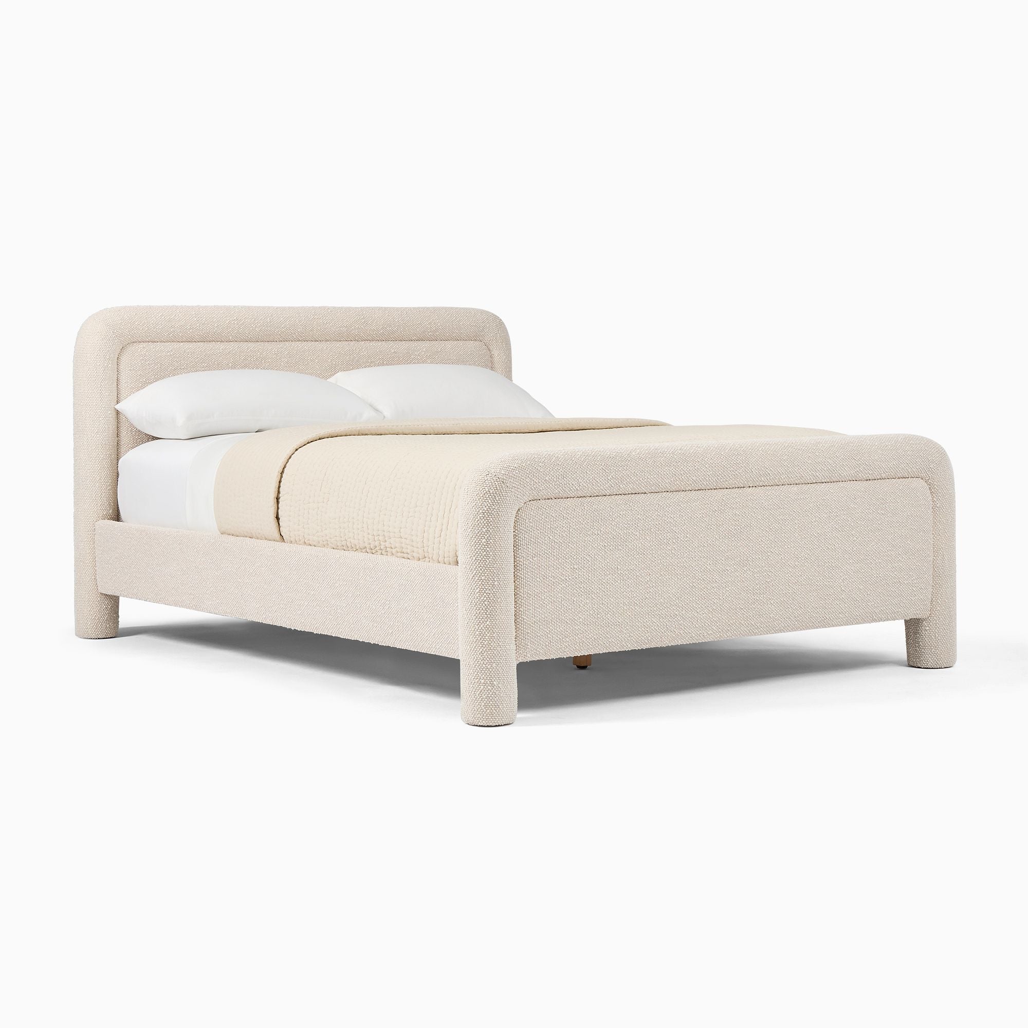 Boucle King Bed 180CM